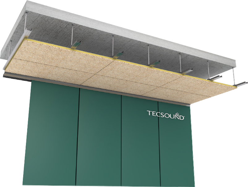 Dalle D corative Acoustique Laine De Bois SOLO Barcelona Tecsound dalle-d-corative-acoustique-laine-de-bois-solo-barcelona-tecsound